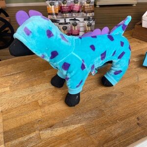 Brand new with out tags doggie dinosaur costume. Super soft